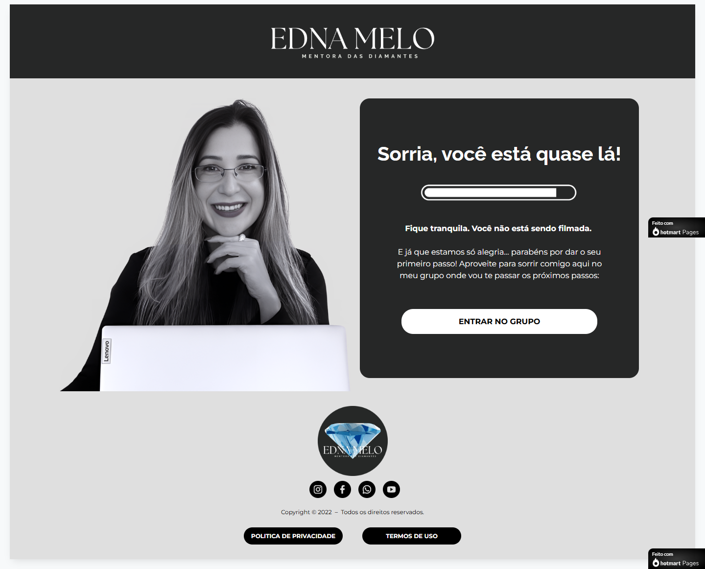 Sites, landing pages, links na bio e sites institucionais com design profissional Brasília DF