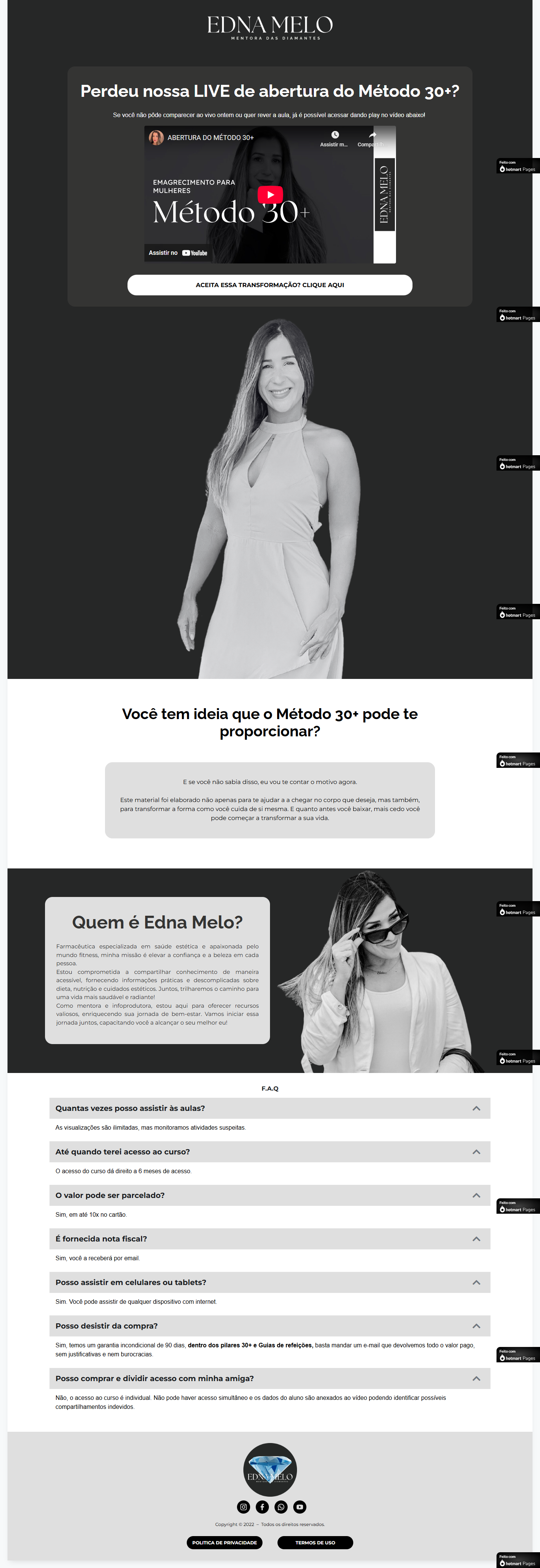 Sites, landing pages, links na bio e sites institucionais com design profissional Brasília DF