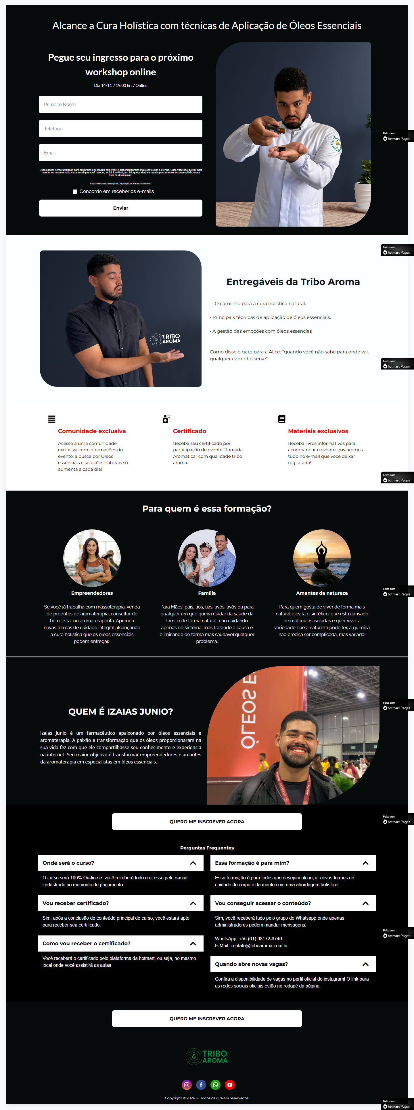 Sites, landing pages, links na bio e sites institucionais com design profissional Brasília DF
