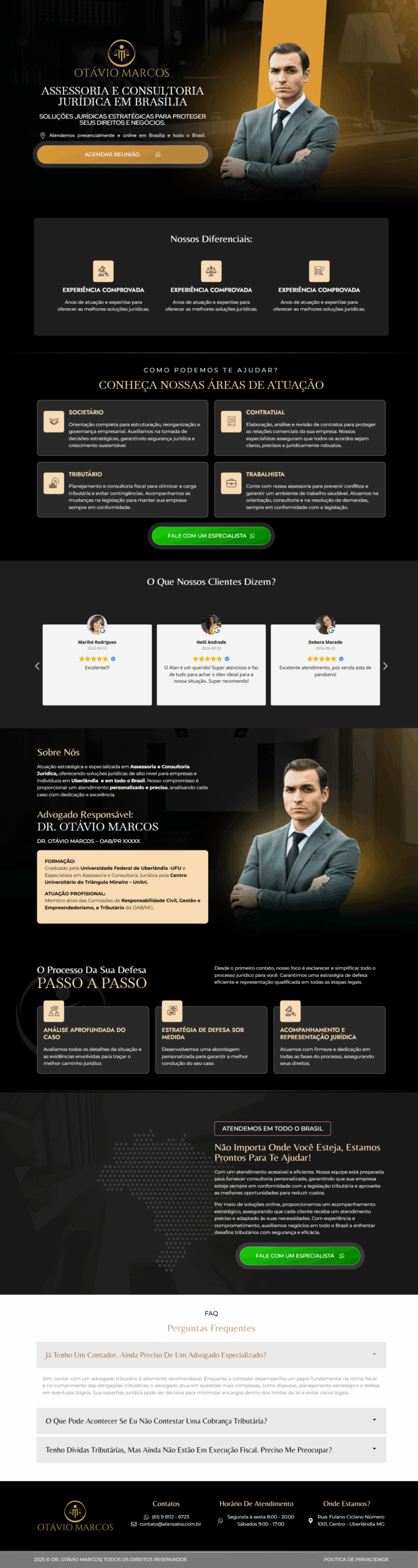 Alan Santos | Sites, landing pages, link na bio e sites institucionais | Brasília DF